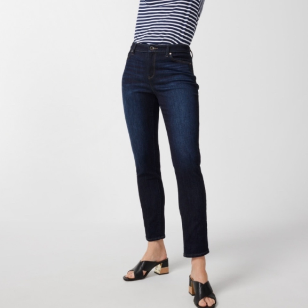 Chico's Platinum Dark Wash Jean